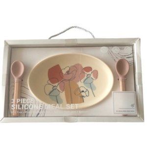 Nine by Walker Noble Studios 3 pc silicone Meal Set for toddler unbreakable